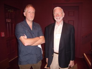 L to R: Campbell McGrath and Miles Coon. Photo: Marla E. Schwartz.