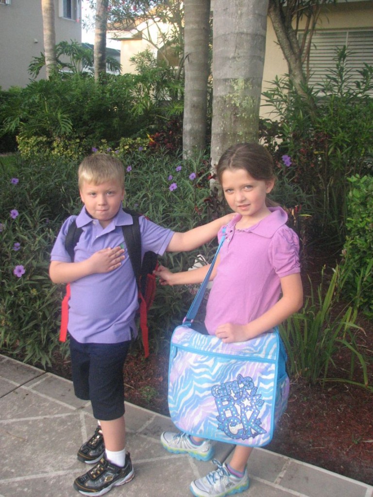 First day of school.