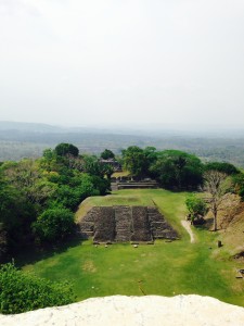 View from the top of El Castille 