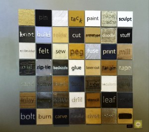Mixed Media Piece by Nicole Catrett at the Exploratorium in San Francisco                                            Photo: LH Baumel