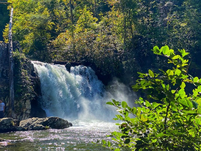 Abrams Falls in the Great Smoky Mountains NP on Travel with Terri